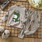 Unisex Children's Two piece Sleepwear Cotton Autumn Clothes Long Johns Pajamas for Kids - EX-STOCK Canada