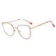 Women's Plate Anti-Blue Light Glasses Fashion Metal Large Frame - EX-STOCK CANADA