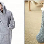Thick Fleece Hooded Unisex Sweater Winter Double-sided Sweatshirt - EX-STOCK Canada