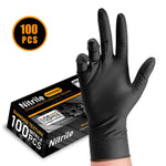 Thickened Diamond-textured Disposable Nitrile Protective Gloves 