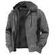 Multi-Color Digital Printing Hooded Sweater Brown Lining Cotton-padded Jacket - EX-STOCK CANADA