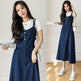 Spring And Autumn New Korean Style Casual All-matching Jeans Suspender Dress EX-STOCK Canada 