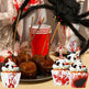 48Pcs Halloween Cupcake Toppers Wrappers Rip Kit Bloody Zombie Hand Cupcake Pick Decorations For Halloween Horror Movie Bloody Theme Birthday Party Cake Decorations Supplies - EX-STOCK Canada