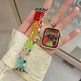 Rainbow Bear Watch Strap for Huawei – front view showing rainbow bear and starfish charms