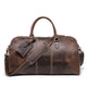 Retro New Men's Genuine Leather Portable Travel Bag | EX-STOCK Canada 