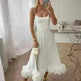 Fashion Suspenders Large Flower Swing Three-dimensional Flower A- Line Skater Dress Womens Clothing - EX-STOCK CANADA