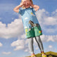 Casual Girls' Skirt gown Cartoon Printed Cotton Dress for kids - EX-STOCK Canada