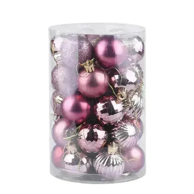 34 Christmas Ball Set 4cm Christmas Ornaments - EX-STOCK CANADA