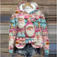 Print Christmas Holiday Casual Hoodie Sweater Pullover - EX-STOCK Canada