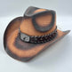 Summer Outdoor Ethnic Style Felt and Straw Cowboy Hat - EX-STOCK Canada