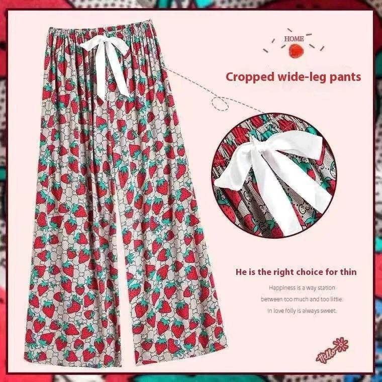 Cotton Silk Pajama Lounge trouser Pants Summer Women - EX-STOCK Canada