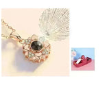 Hot Valentine's Day Gifts Metal Rose Jewelry Gift Box Necklace For Wedding Girlfriend Necklace Gifts - EX-STOCK CANADA