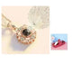 Hot Valentine's Day Gifts Metal Rose Jewelry Gift Box Necklace For Wedding Girlfriend Necklace Gifts - EX-STOCK CANADA