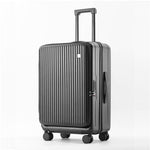 Front Open Luggage 20-inch Boarding Drop-resistant Trolley Case Extended Luggage Case | EX-STOCK Canada 