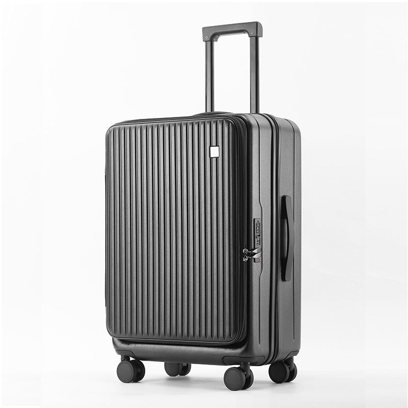 Front Open Luggage 20-inch Boarding Drop-resistant Trolley Case Extended Luggage Case | EX-STOCK Canada 