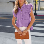 European And American Style Sleeveless Denim Jacket For Women EX-STOCK Canada 