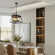 4 Lights Farmhouse Chandelier For Dining Room Black - EX-STOCK CANADA