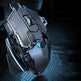 ماوس ألعاب Forerunner MK500 Esports – سلكي، 12000 DPI، أزرار ماكرو، وزن معدني (أسود / فضي)