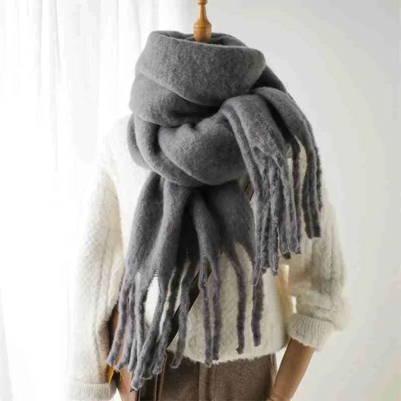 Women's Winter Scarf Cashmere Warm Soft Shawl - EX-STOCK Canada