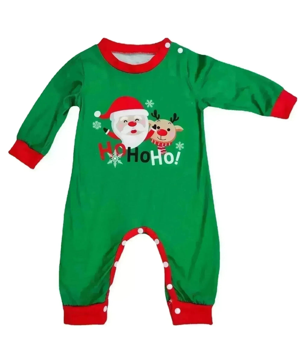 Christmas Pajamas For Family Matching Family Christmas PJs Sets Santa Claus Printed Top Sleepwear - EX-STOCK CANADA