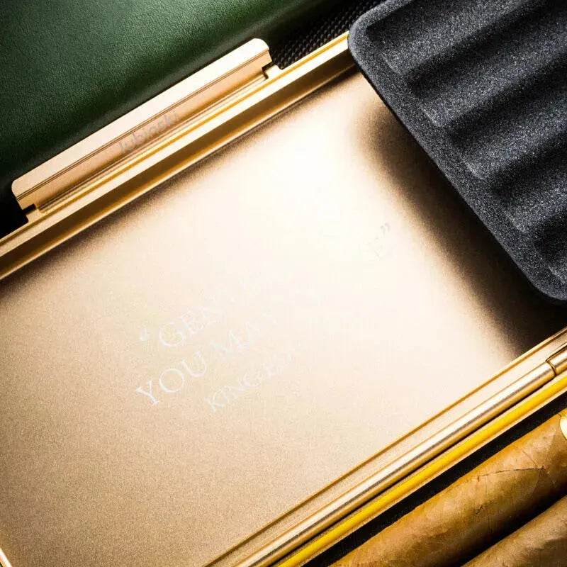 Luxury Portable Aviation Aluminum Humidor Cigar Case - EX-STOCK Canada