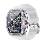 White WS6 Richard Luxury Skeleton Smartwatch – Bluetooth Calling, Health Monitoring | 9 Colours 2