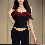 Women's Fashion Short Bandeau Sling Top