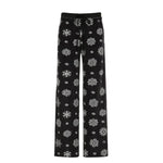 Snowflake Casual Straight Leg trouser Pants For Women - EX-STOCK Canada