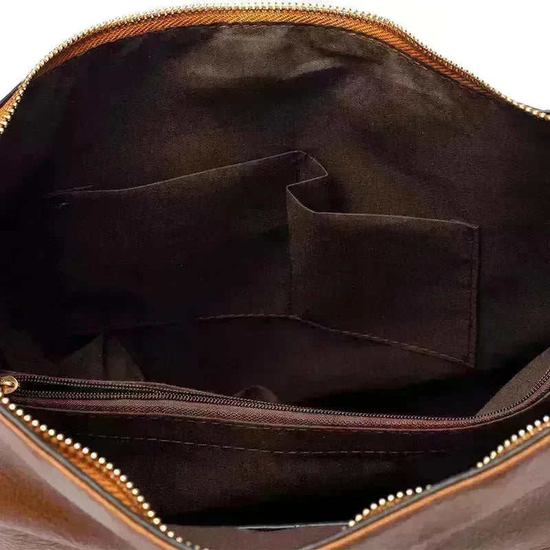 Women High Capacity PU Leather Handbags Fashion Commuting Crossbody Shoulder Hand Bag Shopping Totes - EX-STOCK CANADA