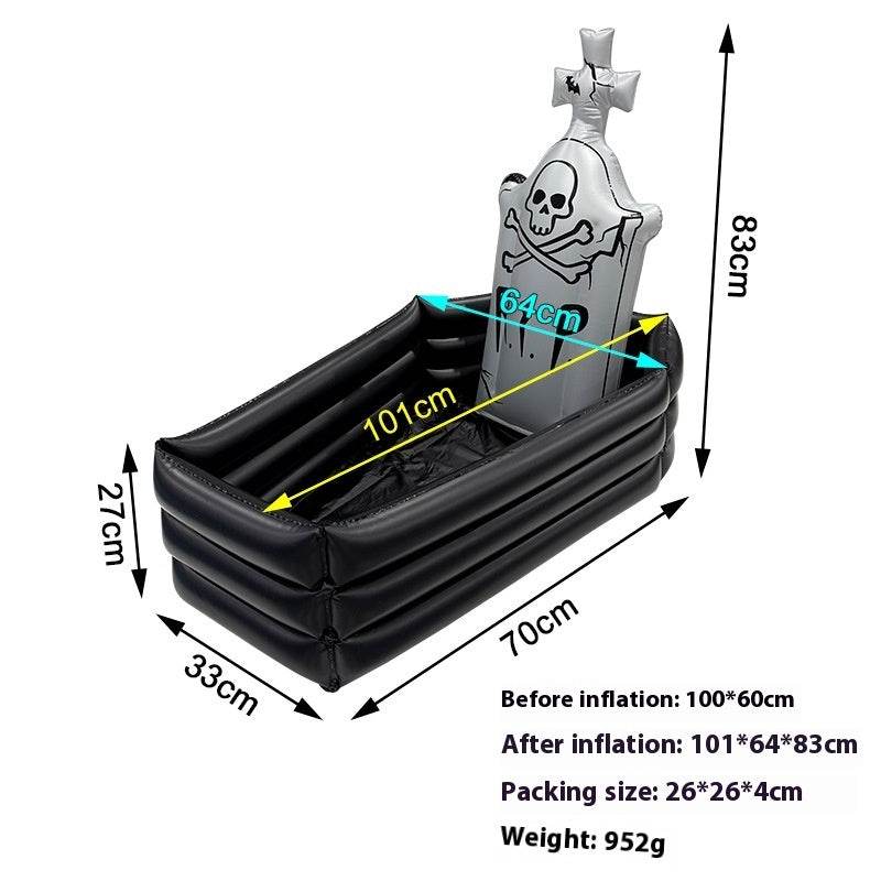Halloween Inflatable Skull Tombstone Ice Bar - EX-STOCK Canada