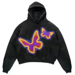Men Skull Gothic Vintage Hoodie Sweatshirt Pullover top - EX-STOCK CANADA