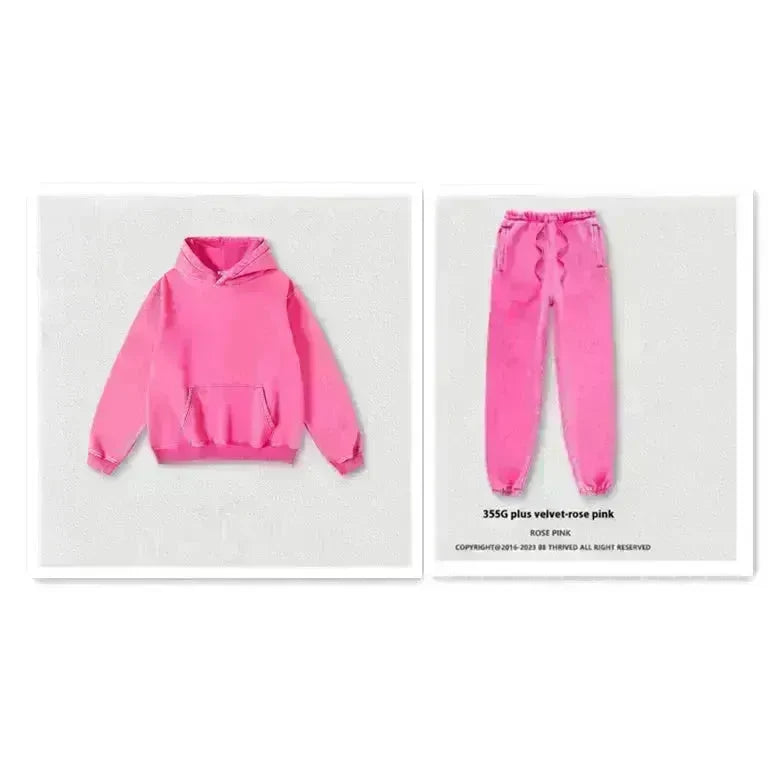 Men's Fashion Retro Velvet Hoodie Sweatshirt Pullover top - EX-STOCK CANADA