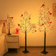 Lighted Mini Birch Tree Light LED Cardinals Christmas Tree Vintage Glowing Tree Light For Table Holiday Home Xmas Decoration EX-STOCK Canada 