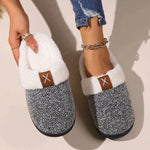 Winter Plush Slippers Fashion Thick Bottom Warm House Shoes For Women Men Indoor Bedroom Floor Slipper - EX-STOCK Canada