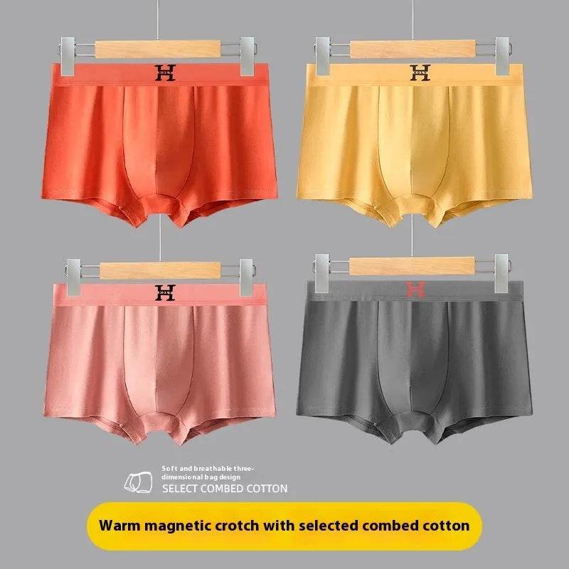 Men's Cotton Spandex Breathable HOLY Boxer Briefs underwear Mid wast - EX-STOCK Canada
