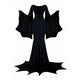 Black Costume Womens Gothic Witch Bat Sleeve Dress Halloween Cosplay Costumes Vintage Carnival Party Outfit - EX-STOCK Canada