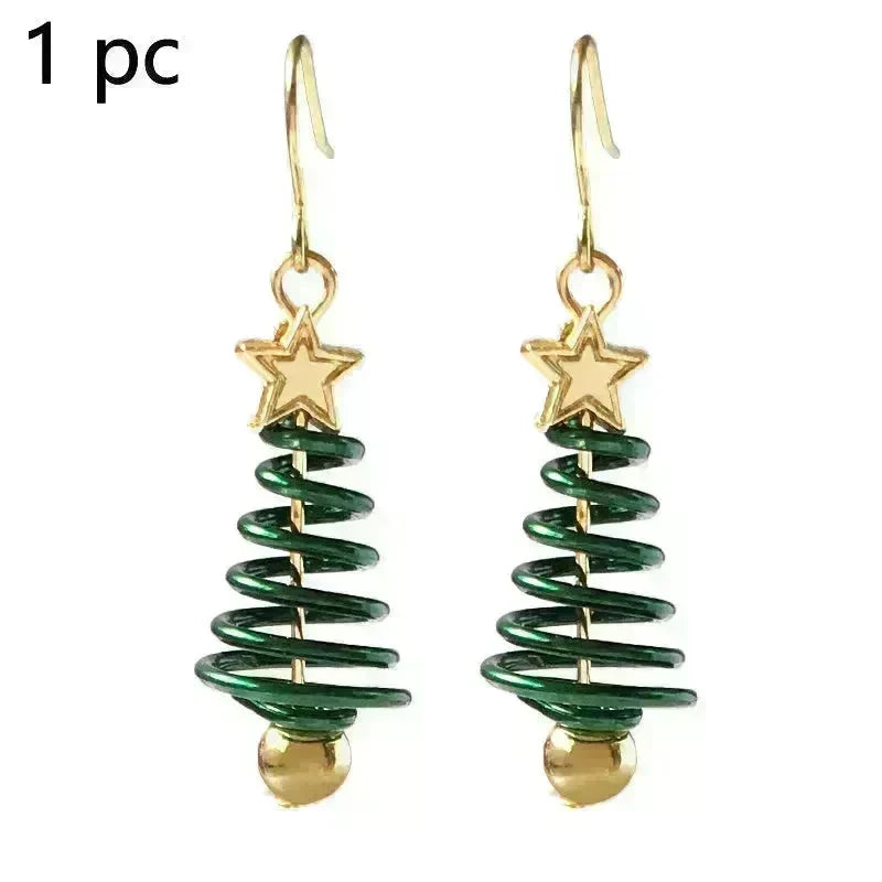 Christmas Earrings Tree Star DIY Earrings - EX-STOCK CANADA