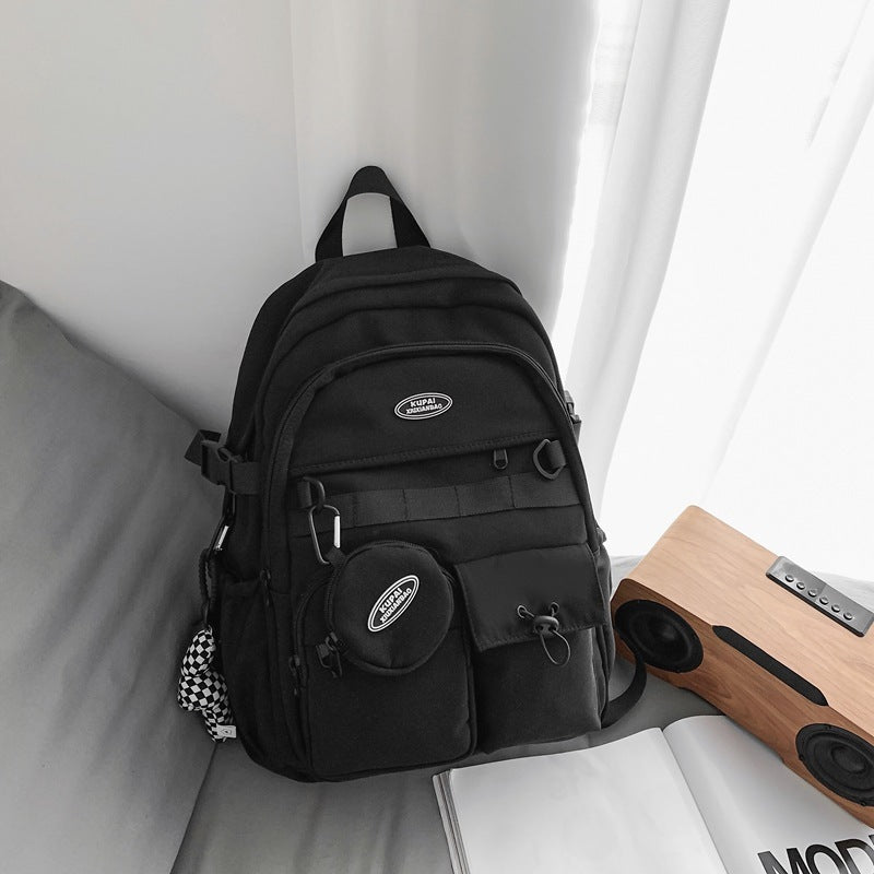 High School And College Student College Style Computer Bag Couple Backpack EX-STOCK