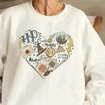 Digital Printing Sweater Hipster Round Neck Pullover Long Sleeve Sweater Women - EX-STOCK CANADA