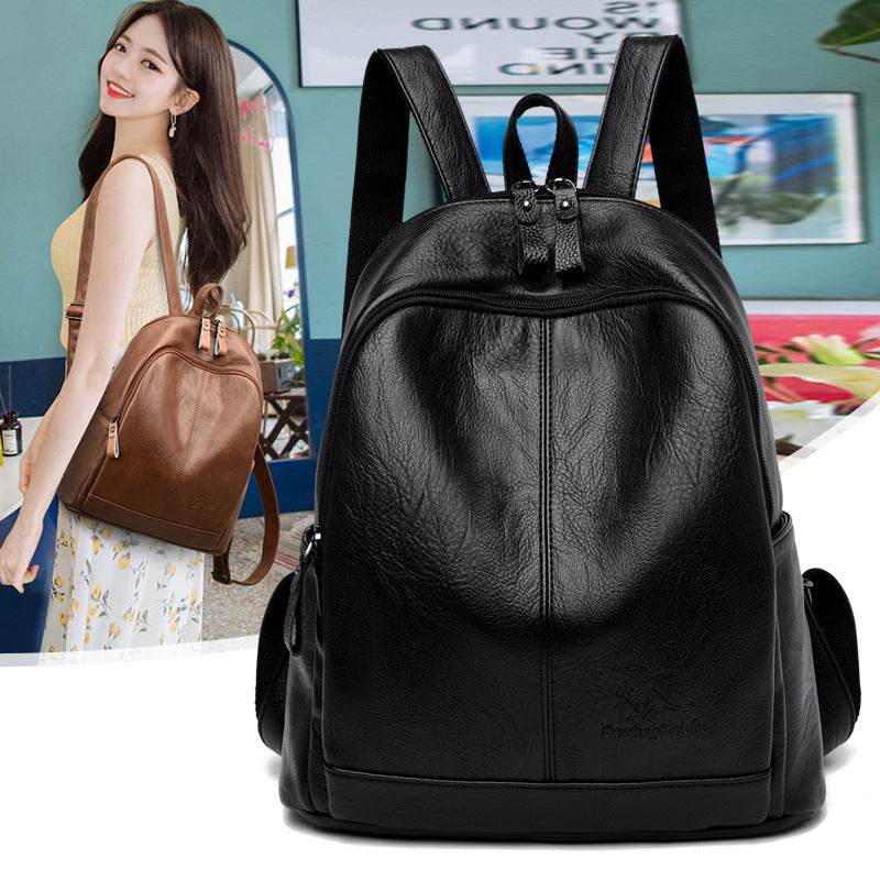Teen Girls Portable Leather Picnic School Travel Backpack - EX-STOCK Canada