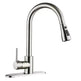 Stainless Steel Brushed Kitchen Sink Faucet with Sprayer - EX-STOCK CANADA