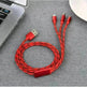 Three-in-one Mobile Phone Charging Cable - EX-STOCK CANADA