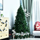 6ft Christmas Tree Unlit Artificial Spruce Full Tree With Solid Metal Stand EX-STOCK Canada 