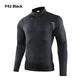 Half Zipper Long Sleeve Workout Top Outdoor Running Quick-drying Gym Shirt - EX-STOCK Canada