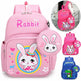 Large Capacity Cute Bunny Cartoon Backpack for School - EX-STOCK Canada