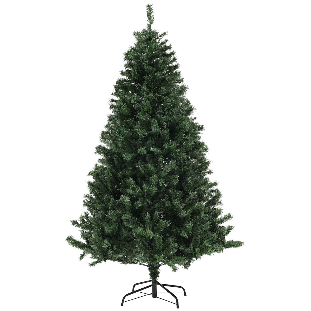 6ft Artificial Christmas Trees With Auto Open And Steel Base, Green EX-STOCK Canada 