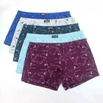 Men's  Underpants Cotton 6 Pcs  Printed Boxer Mid Waist underwear - EX-STOCK CANADA