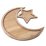 Wooden Ornament Eid Al Fitr Table Decoration coffee Tray - EX-STOCK Canada