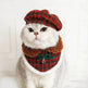 Pet Christmas Cat Hat Bib Dress Up Clothes - EX-STOCK Canada