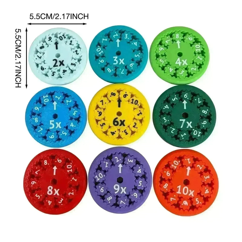 Math Fidget Spinners Fingertip Puzzle Toys Games Math Operations Math Multiplication Games Montessori Activity Educational Learning Toys - EX-STOCK CANADA